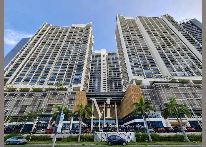 Trefoil Setia City 30# Muji 原木 #2 Bedroom #1-4Pax # Setia City Mall