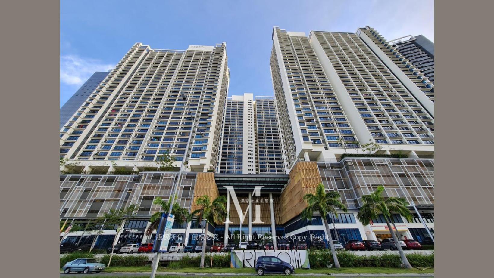 Trefoil Setia 30# Muji 原木 #2 Bedroom #1-4pax # Setia Mall Apartment