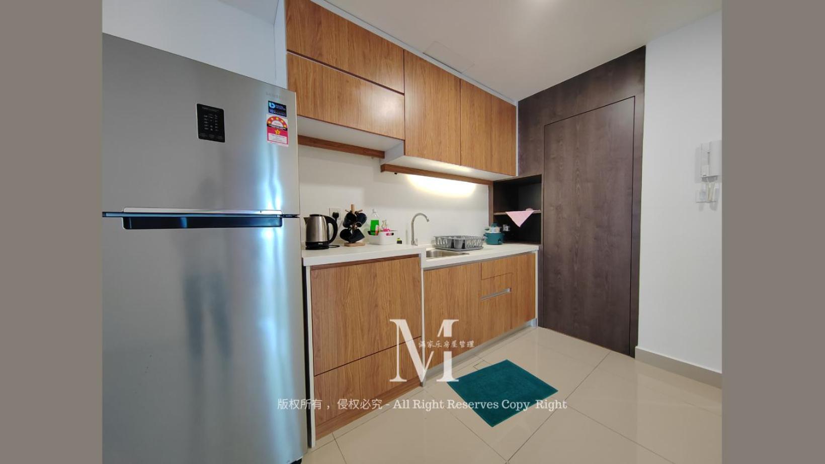 Trefoil Setia 30# Muji 原木 #2 Bedroom #1-4pax # Setia Mall