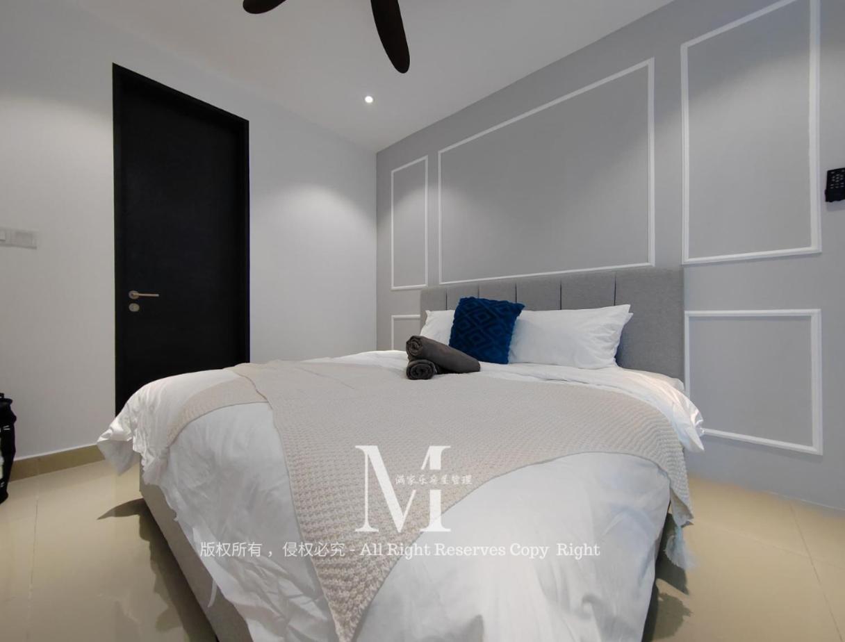 Trefoil Setia 30# Muji 原木 #2 Bedroom #1-4pax # Setia Mall